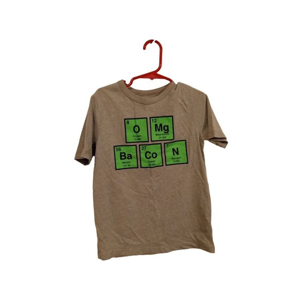 OshKosh Originals Boys "O Mg Ba Co N" Periodic Table Graphic T-Shirt, Size 7